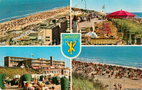 Zandvoort Holland Strand Promenade Hotelanlagen