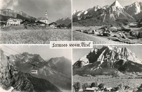 Lermoos Tirol Panorama Sesselbahn Kirche