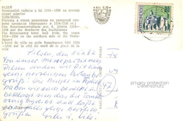 Plzen Pilsen Renaissance Rathaus – Bild 2