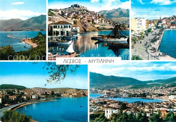 Mytilene Greece Panoramen