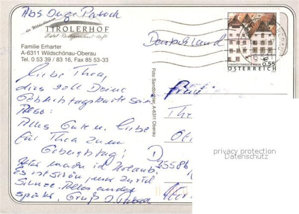 Oberau Wildschoenau Tirol Hotel Restaurant Cafe Tirolerhof – Bild 2