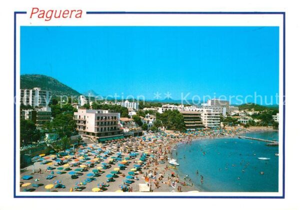 Paguera Mallorca Islas Baleares Detalle de sus Playas
