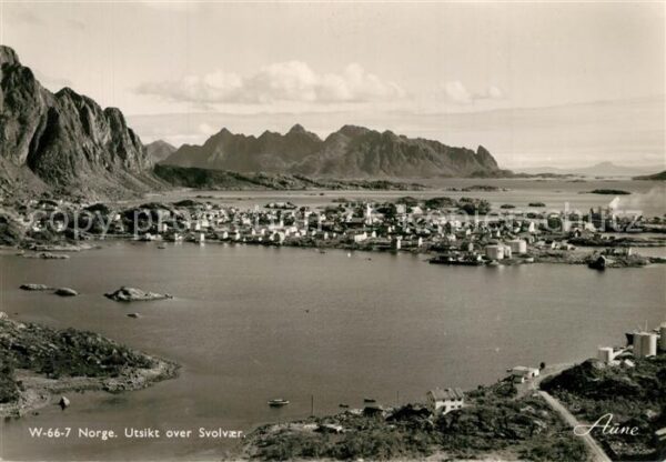 Svolvær Panorama Fliegeraufnahme