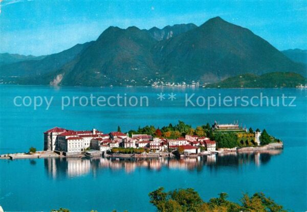 Isola Bella Lago Maggiore Fliegeraufnahme