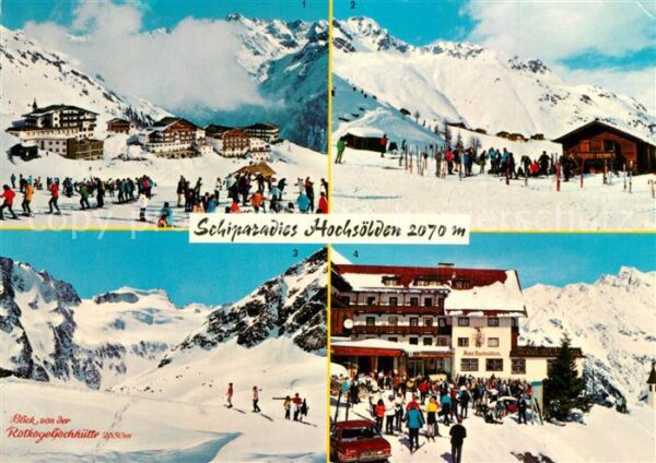 Hochsoelden Skiparadies Winterlandschaft