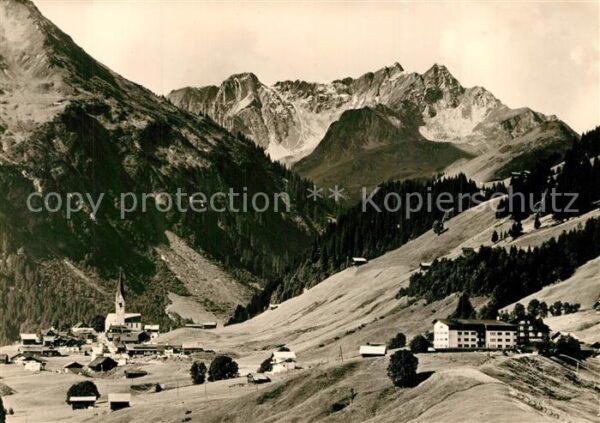 Mittelberg Kleinwalsertal Panorama