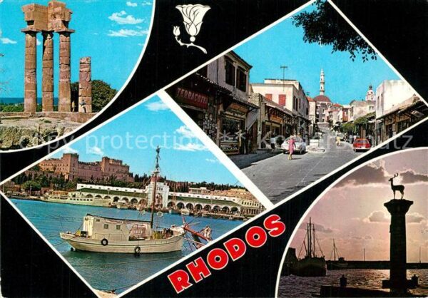 Rhodos Rhodes Aegaeis Sehenswürdigkeiten