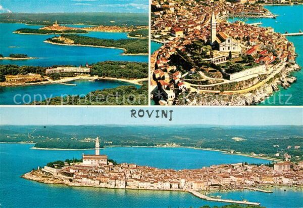 Rovinj Rovigno Istrien Fliegeraufnahme