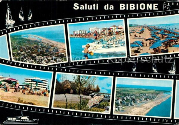 Bibione Fliegeraufnahme Strand
