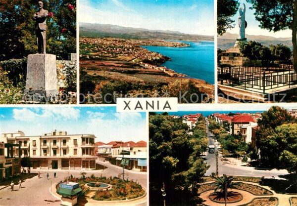 Canea Chania Stadtansichten Denkmal Statue