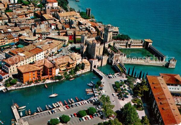 Sirmione Lago di Garda Fliegeraufnahme
