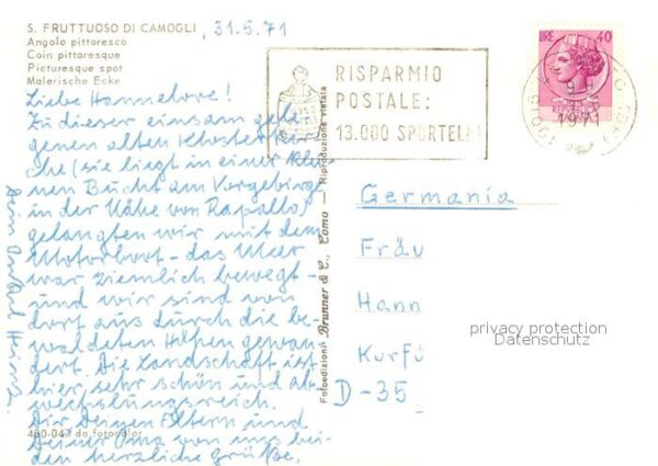 San Fruttuoso di Camogli Malerwinkel – Bild 2