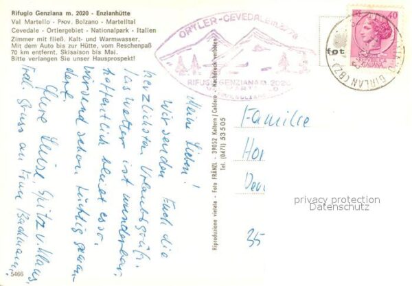 Martelltal Enzianhütte – Bild 2