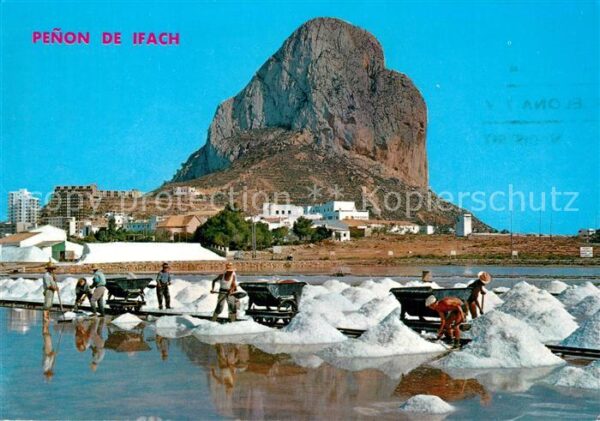 Calpe Meeressalzgewinnung