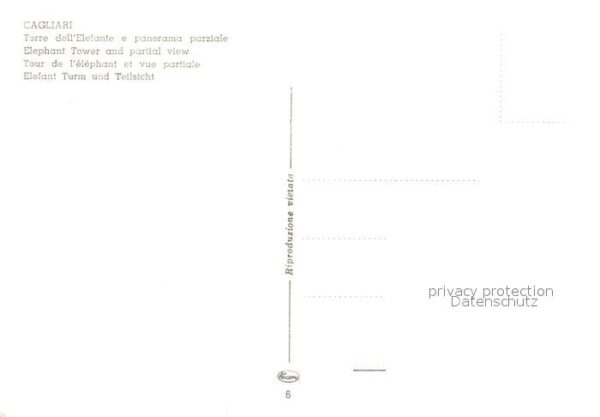 Cagliari Torre dell'Elefante Panorama Parziale – Bild 2