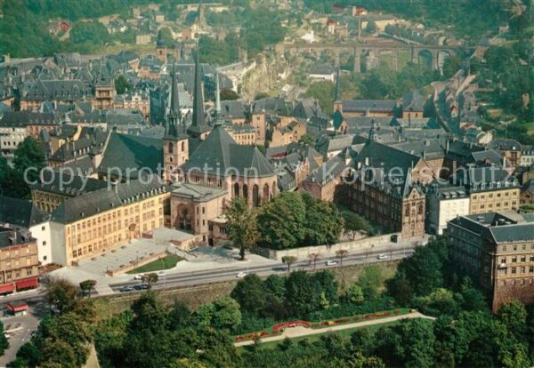 LUXEMBOURG  Luxemburg Fliegeraufnahme Cathedrale