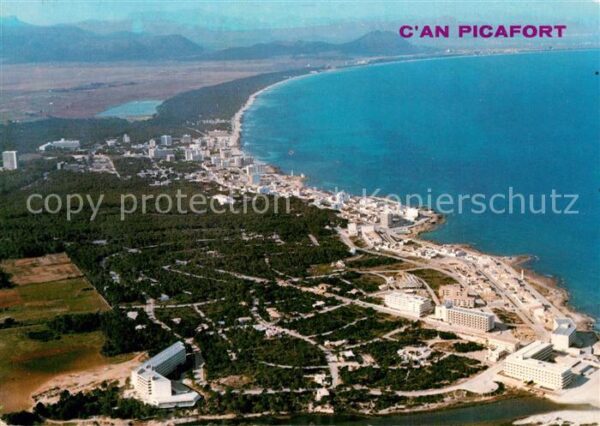 Can Picafort Mallorca Fliegeraufnahme