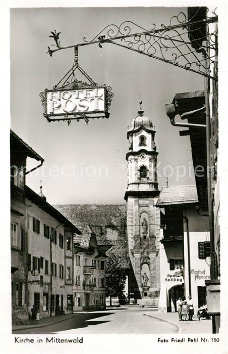 Mittenwald Bayern Kirche