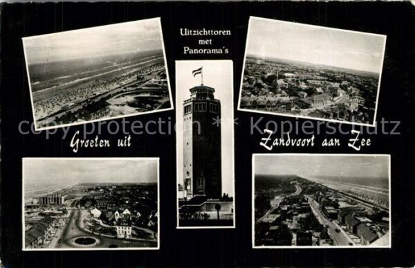 Zandvoort Holland Fliegeraufnahme