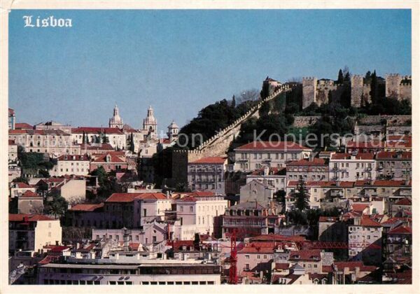 Lisboa Blick auf Burg S. Jorge