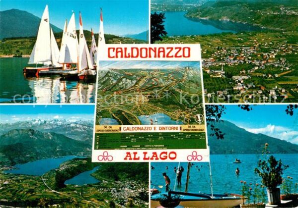 Caldonazzo Al Lago Fliegeraufnahme