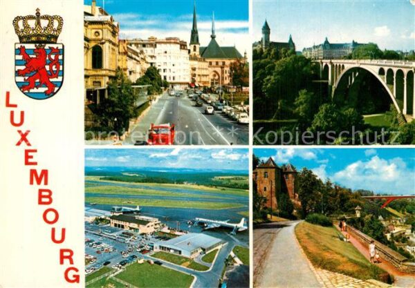 LUXEMBOURG  Luxemburg Fliegeraufnahme Viadukt