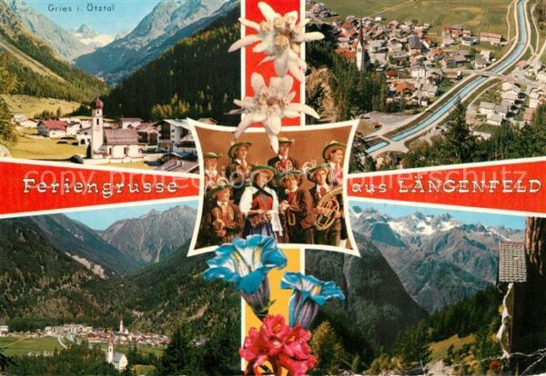 L?ngenfeld Oetztal Fliegeraufnahme Flusspartie Wasserfall