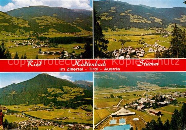 Ried Zillertal Stumm Fliegeraufnahme