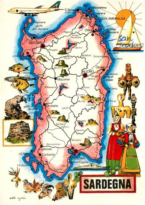 Sardegna Lageplan