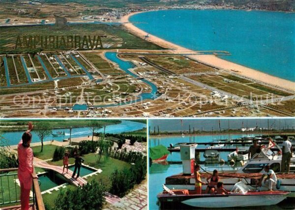 Ampuriabrava Castello Fliegeraufnahme Hafen