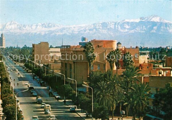 Marrakech Marrakesch Avenue Mohammed V.