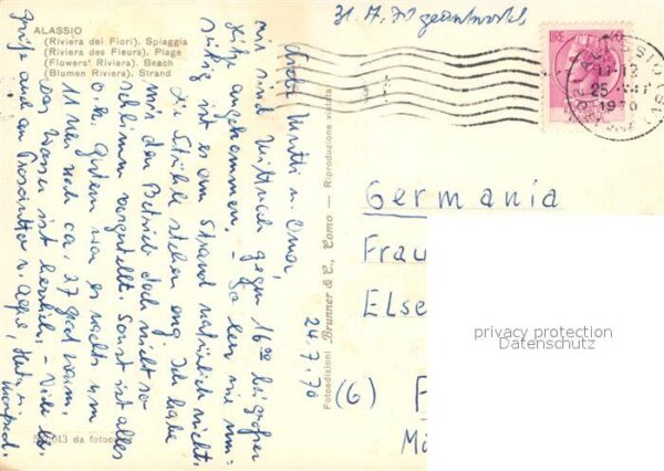 ALASSIO Savona Liguria IT Strand – Bild 2