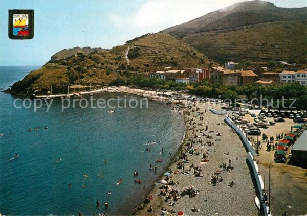Port Bou Fliegeraufnahme Strand