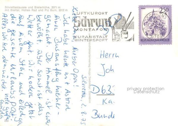 Schruns Tschagguns Silvrettastausee Bielerh?he Bieltal Piz – Bild 2