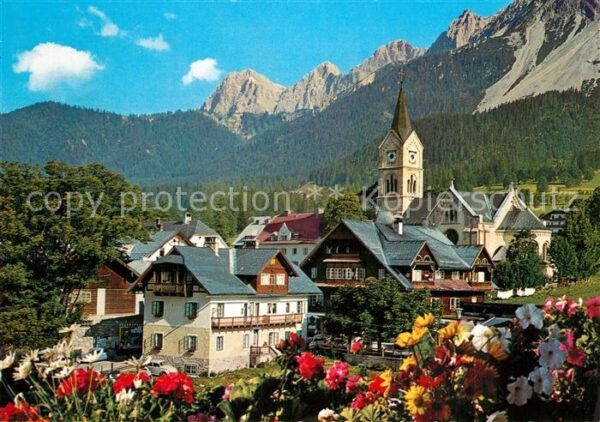 Ramsau Dachstein Steiermark Kirchenpartie