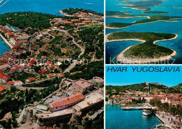 Hvar Fliegeraufnahme Hafen