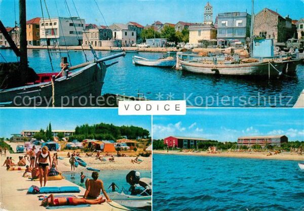 Vodice Strand Hafen
