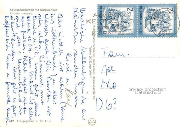 Keutschach See Fliegeraufnahme mit Karawanken – Bild 2