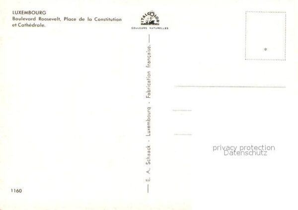 LUXEMBOURG  Luxemburg Boulevard-Roosevelt Place de la Constit – Bild 2