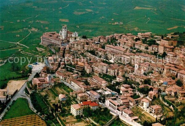 Assisi Umbria Fliegeraufnahme