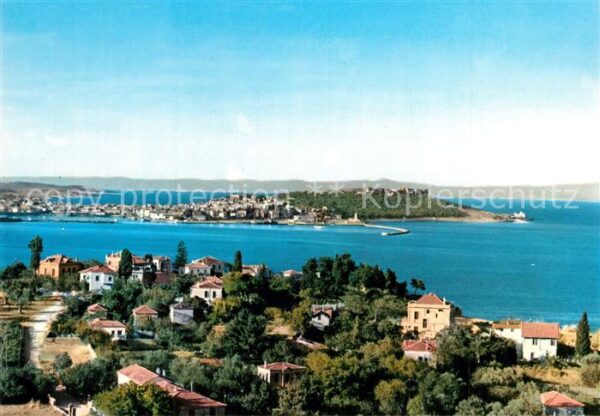 Mytilene Greece Fliegeraufnahme