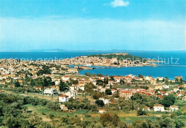 Mytilene Greece Fliegeraufnahme