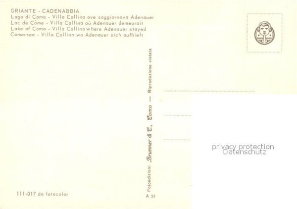 Cadenabbia Lago di Como Griante Villa Collina – Bild 2