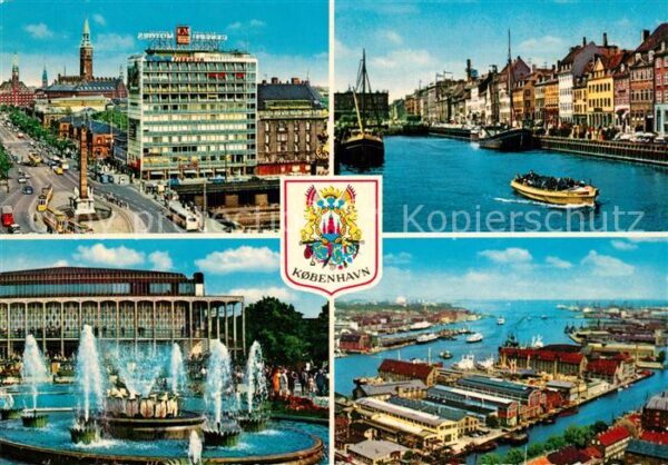 Kopenhagen Hafen Brunnen