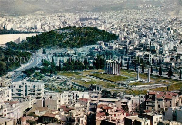 Athenes Athen Fliegeraufnahme