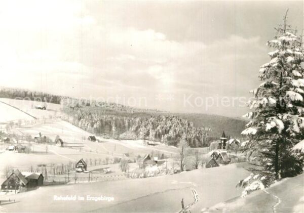 Rehefeld-Zaunhaus Winterpanorama Erzgebirge
