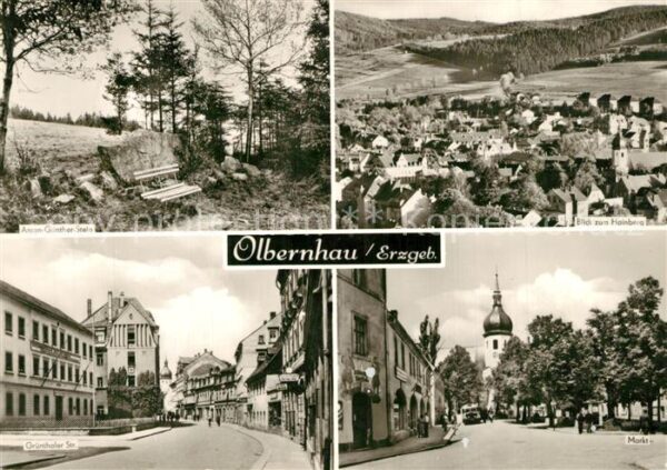Olbernhau Erzgebirge Anton Günther Stein Gedenkstein Grüntha