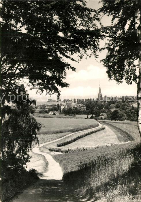 Hohndorf Stollberg Ansicht vom Waldrand aus