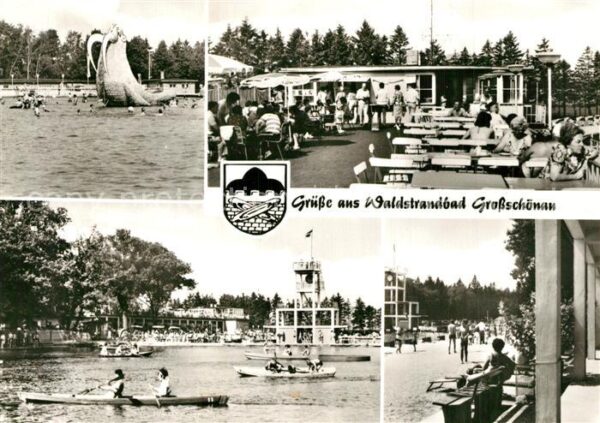 Grossschoenau Sachsen Waldstrandbad Gastronomie Terrasse