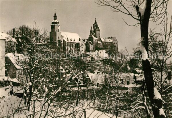 Schwarzenberg Erzgebirge Schlossberg Schloss im Winter